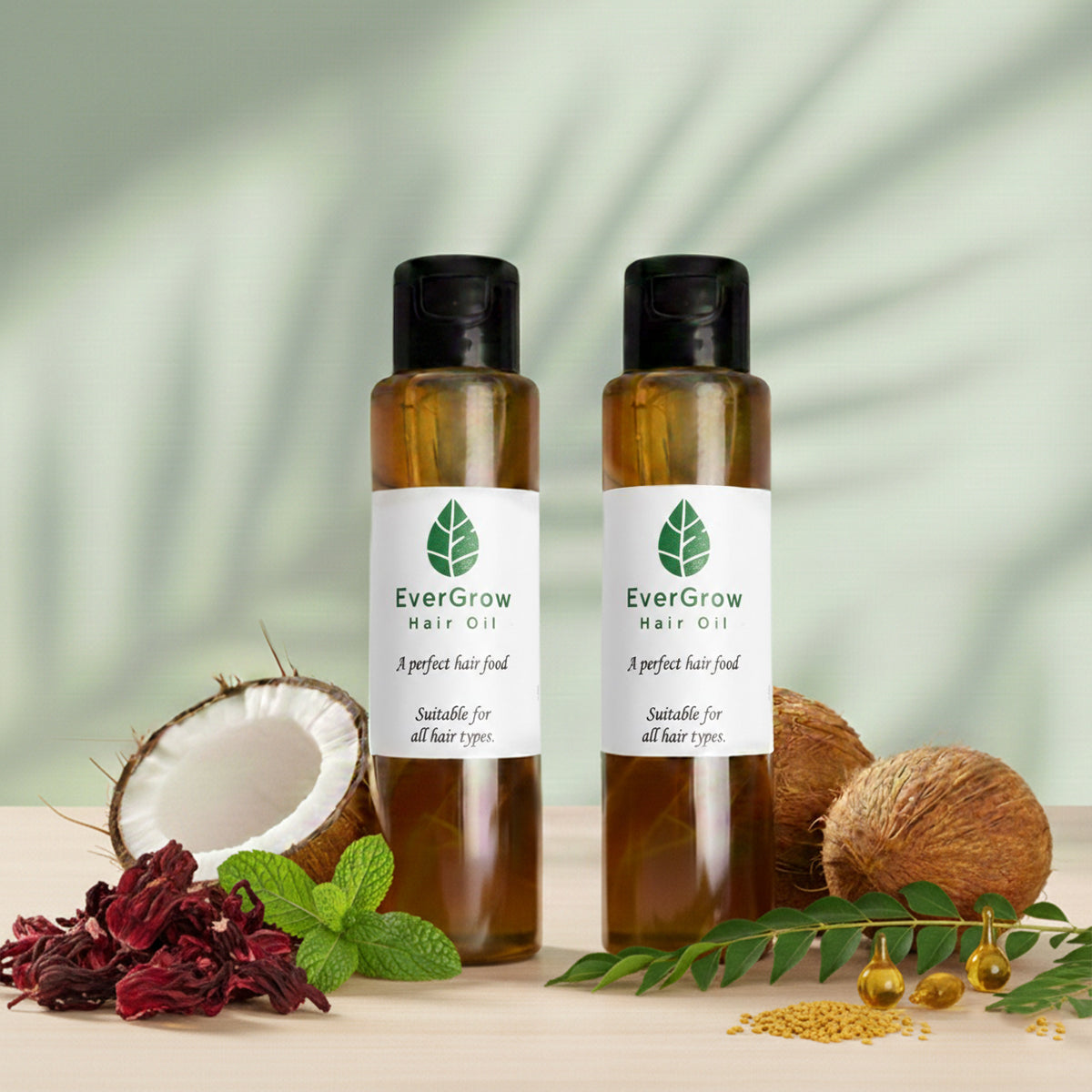 EverGrow Hair Oil – Nourishing & Strengthening Formula (Pack of 2)